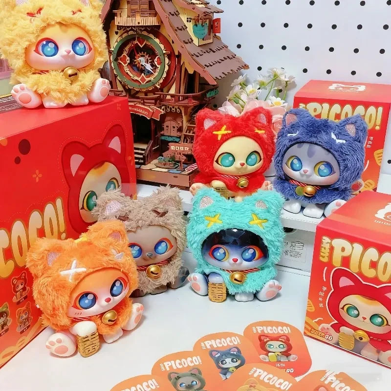 🐱✨ Lucky Picoco Cat Plush Pendant Blind Box  ✨🐱
