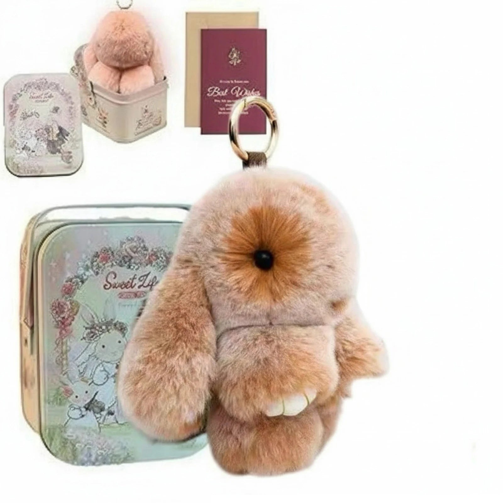 Bunny Pendant with Tin Gift Box