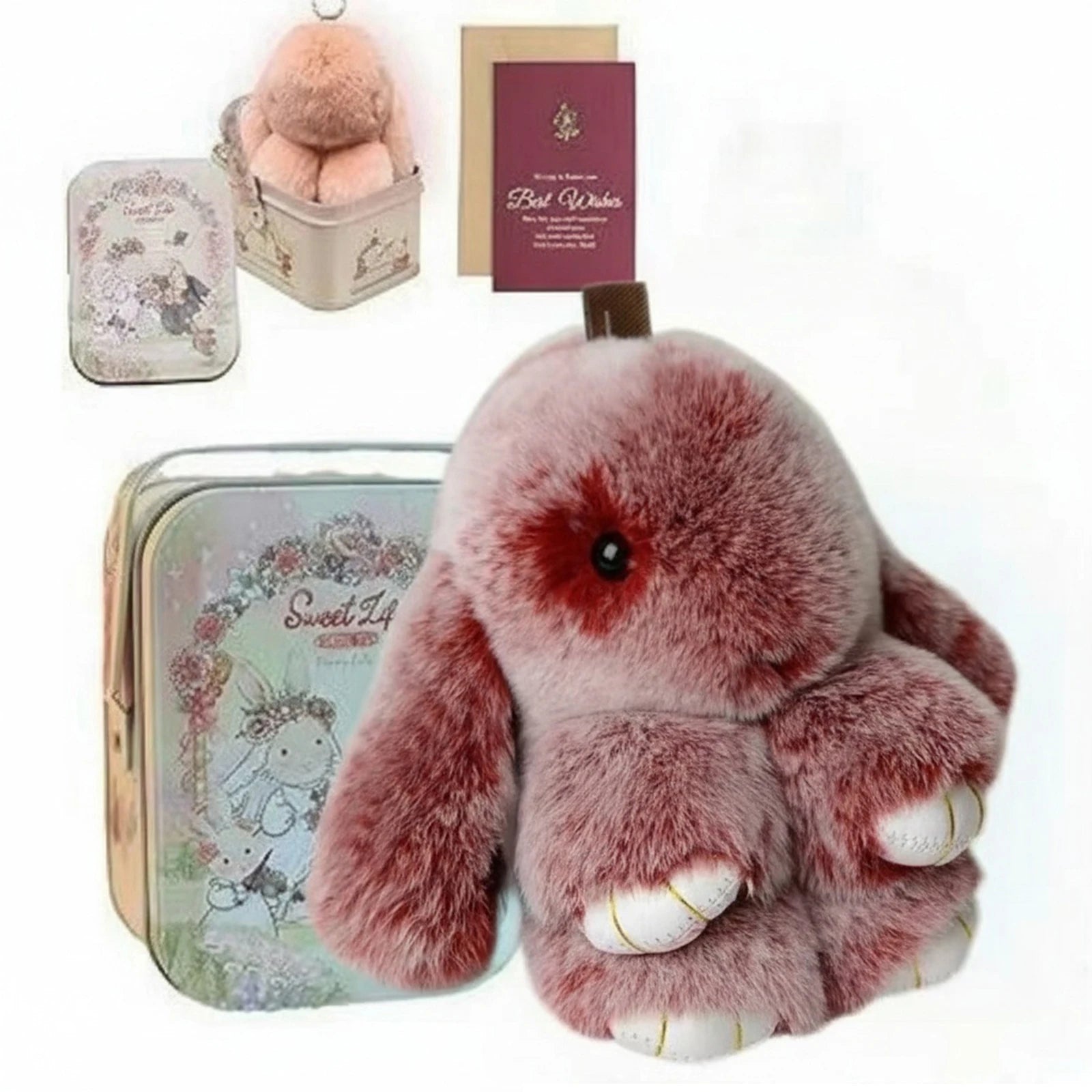 Bunny Pendant with Tin Gift Box