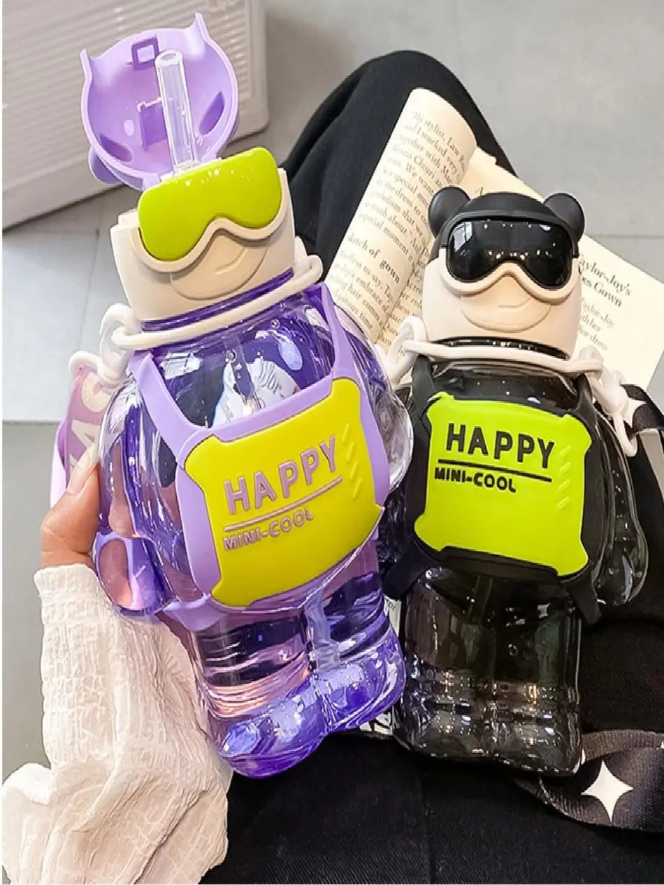 ✨ HAPPY Mini-Cool Space Bear Water Bottle 🧸💧