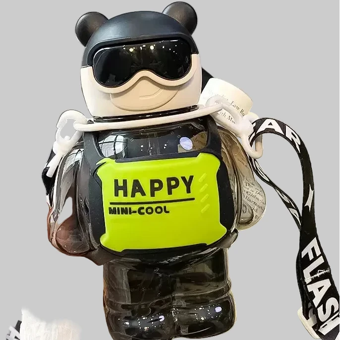✨ HAPPY Mini-Cool Space Bear Water Bottle 🧸💧