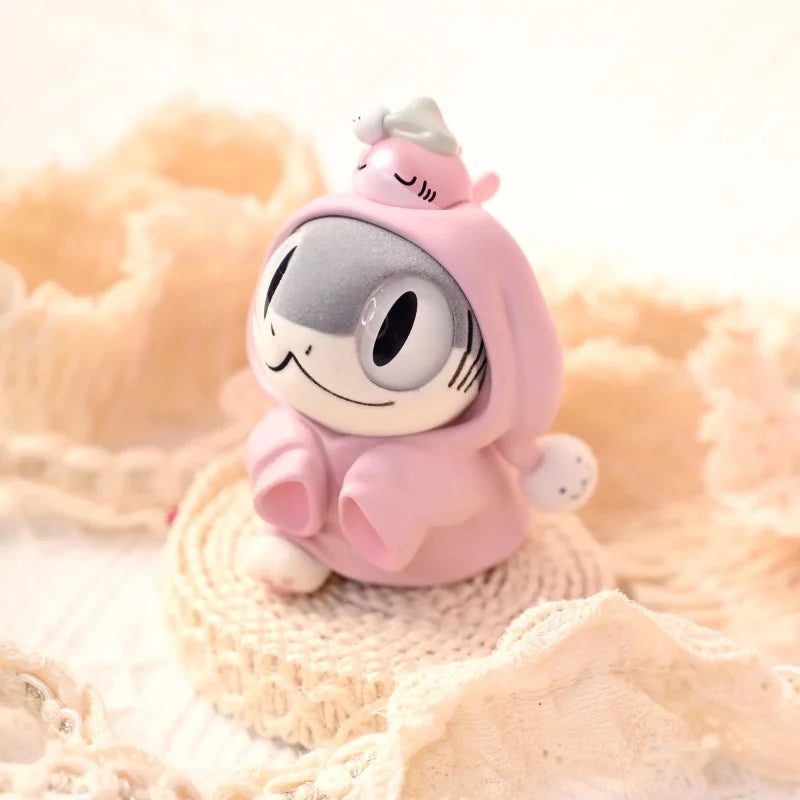 🦈🐱Shark Kitty Flocked Blind Box Figure