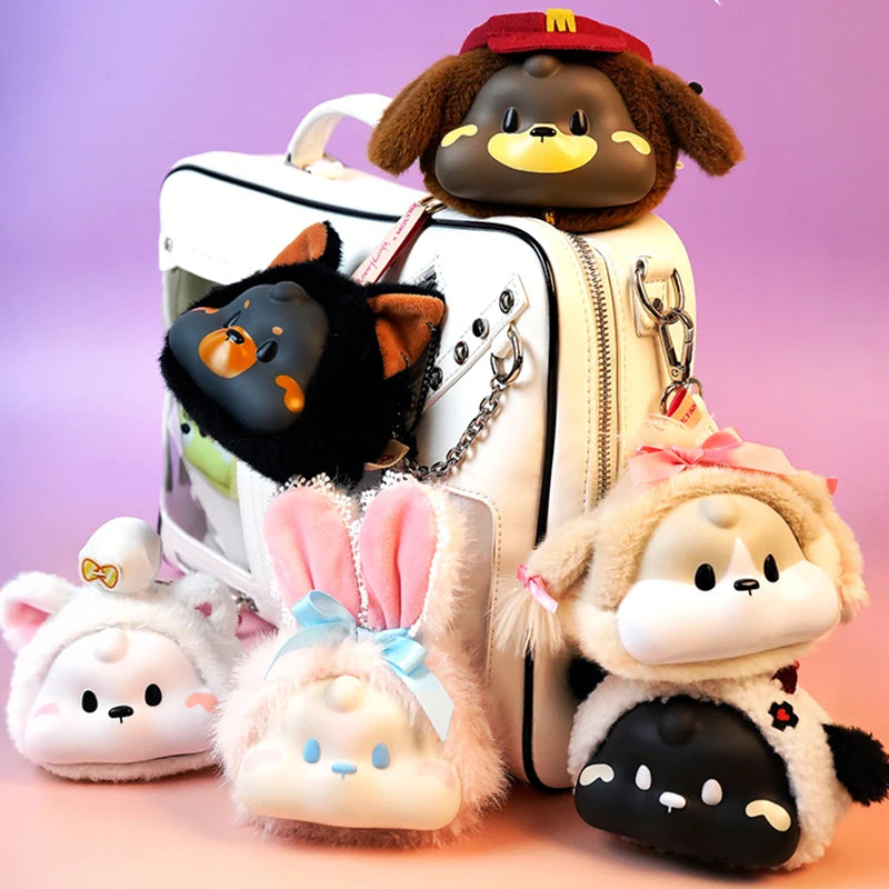 🐶✨ Cute Animal Mini Collectible Figures – Unigo Happy Travel Mystery Blind Box ✨🐱
