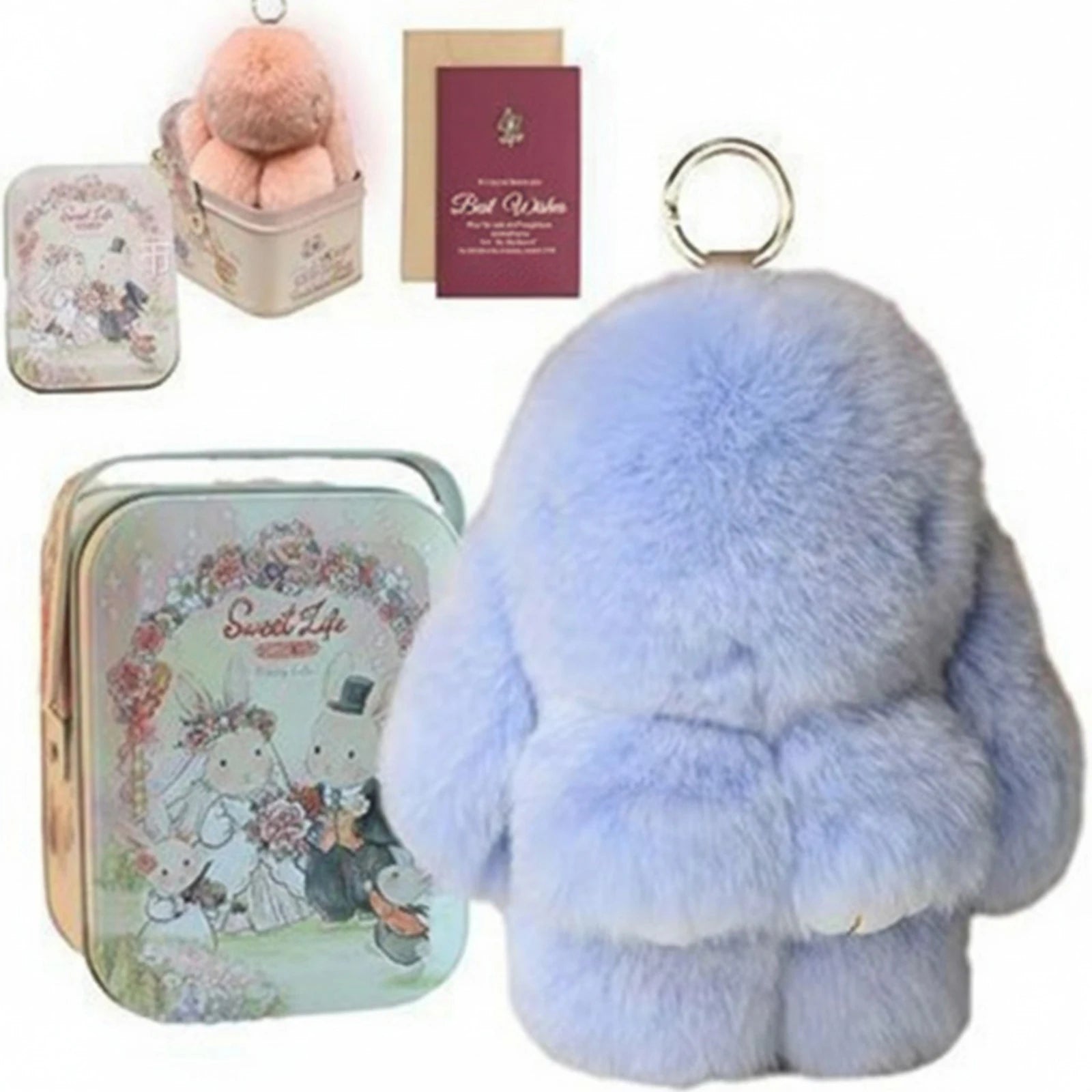 Bunny Pendant with Tin Gift Box