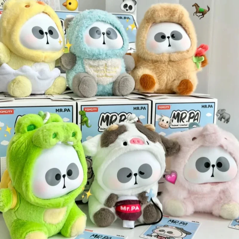 Panda Animal Series BlindBox Plush Pendant! 🐻✨