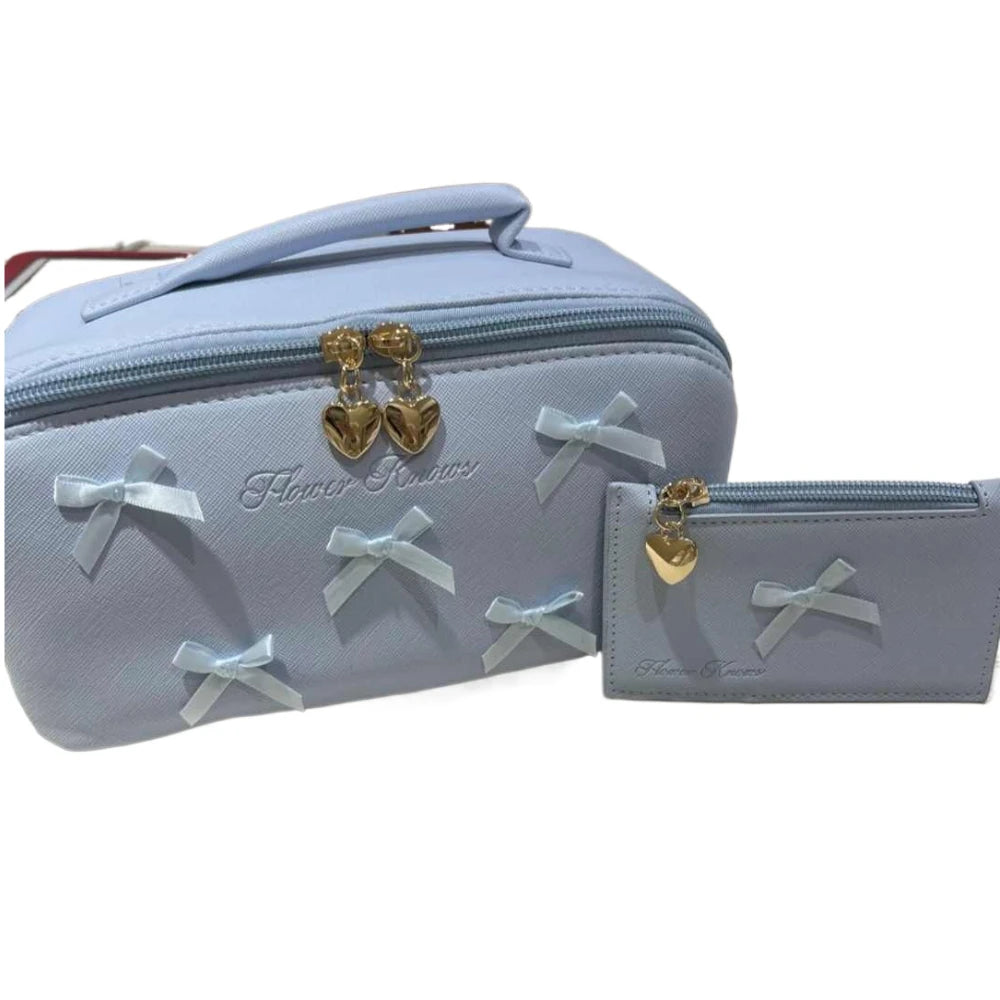 ✨🌸 FlowerKnows Cosmetic Case – Elegant Makeup Storage 🌸✨