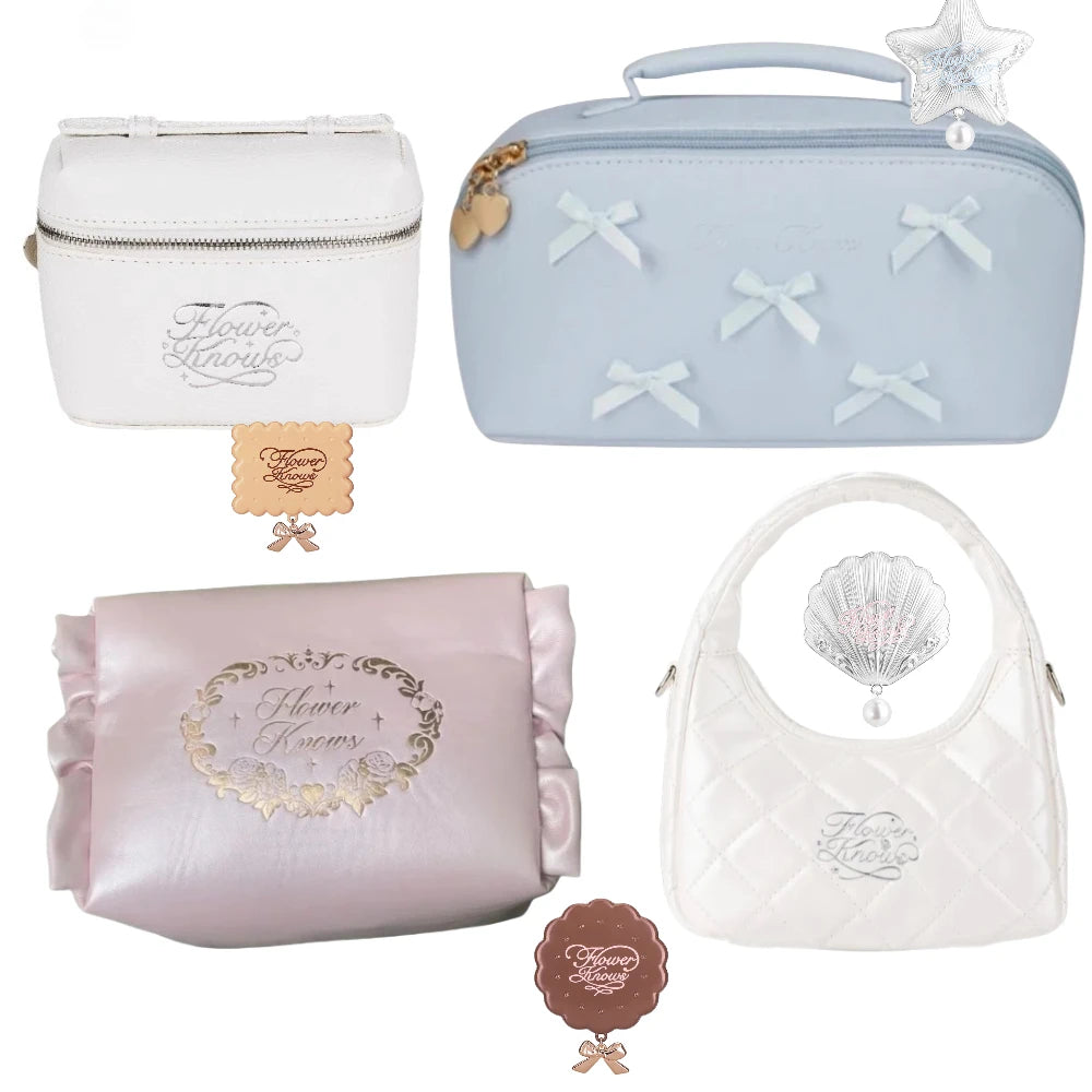 ✨🌸 FlowerKnows Cosmetic Case – Elegant Makeup Storage 🌸✨