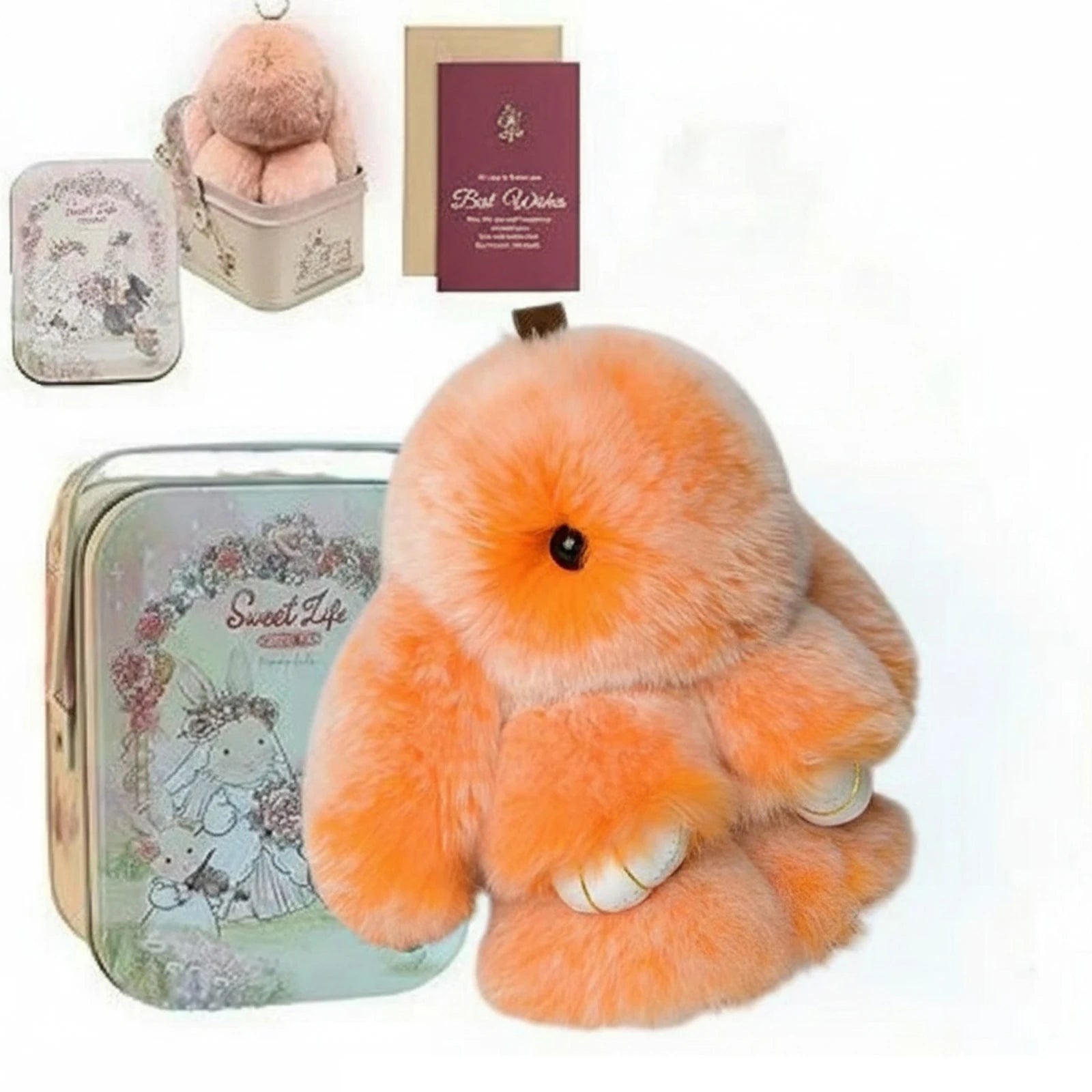 Bunny Pendant with Tin Gift Box