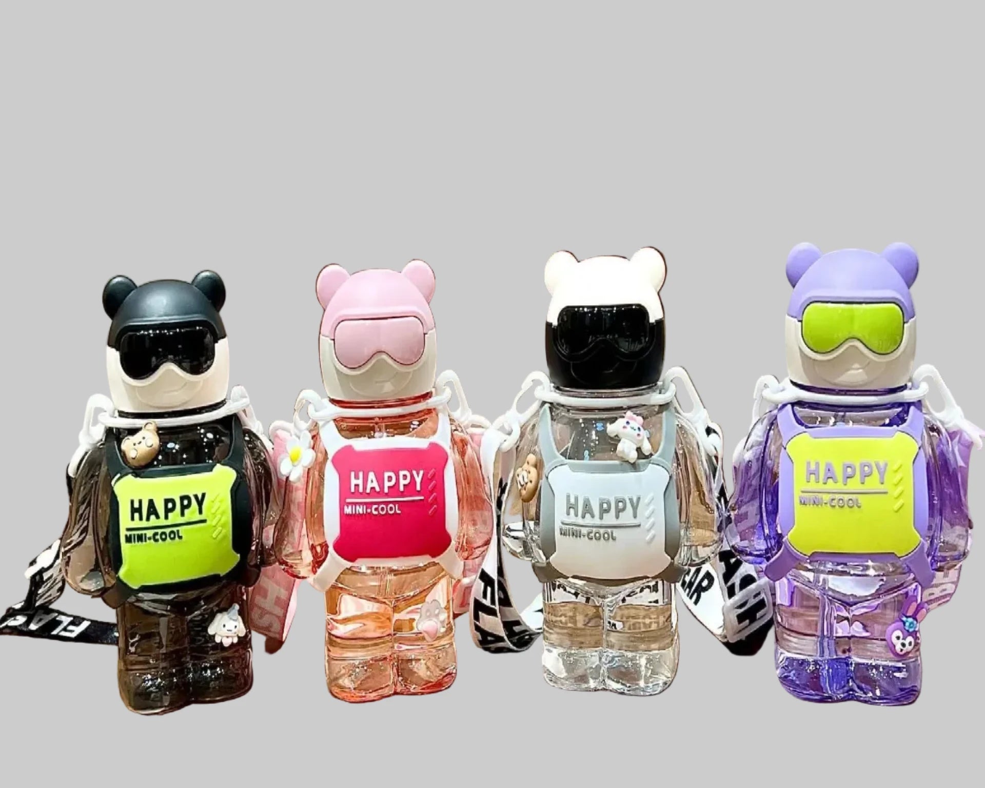 ✨ HAPPY Mini-Cool Space Bear Water Bottle 🧸💧