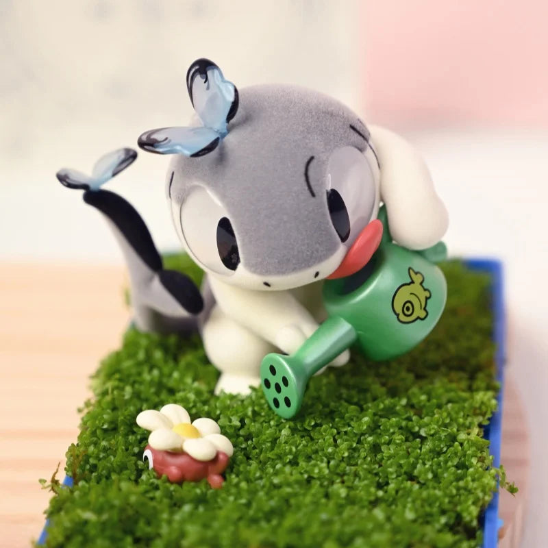 🦈🐱Shark Kitty Flocked Blind Box Figure
