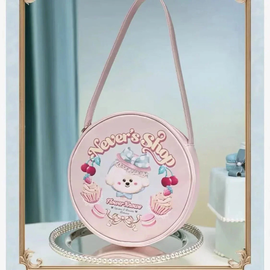 ✨🌸 FlowerKnows Cosmetic Case – Elegant Makeup Storage 🌸✨