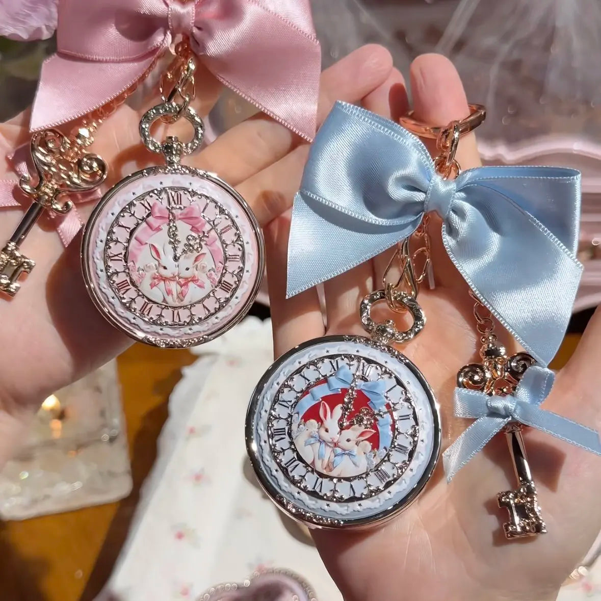 ✨🌸 FlowerKnows Bunny Garden Series glossy mirror 🌸✨