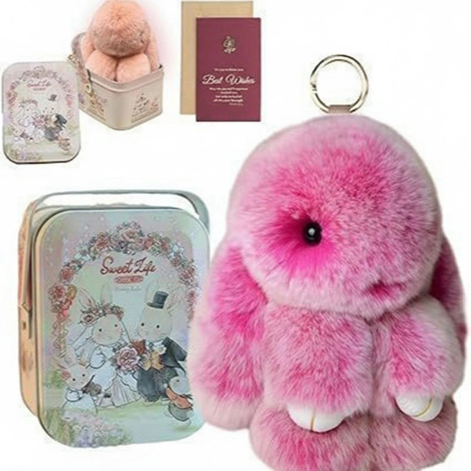 Bunny Pendant with Tin Gift Box