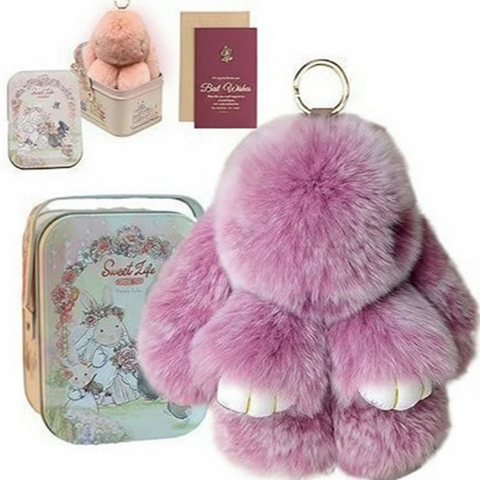 Bunny Pendant with Tin Gift Box