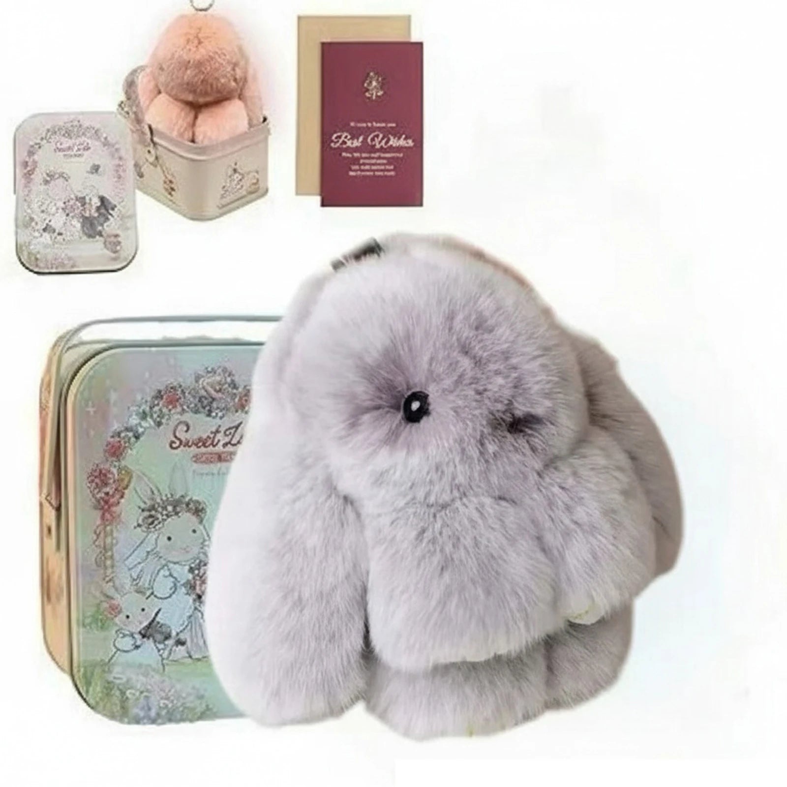 Bunny Pendant with Tin Gift Box