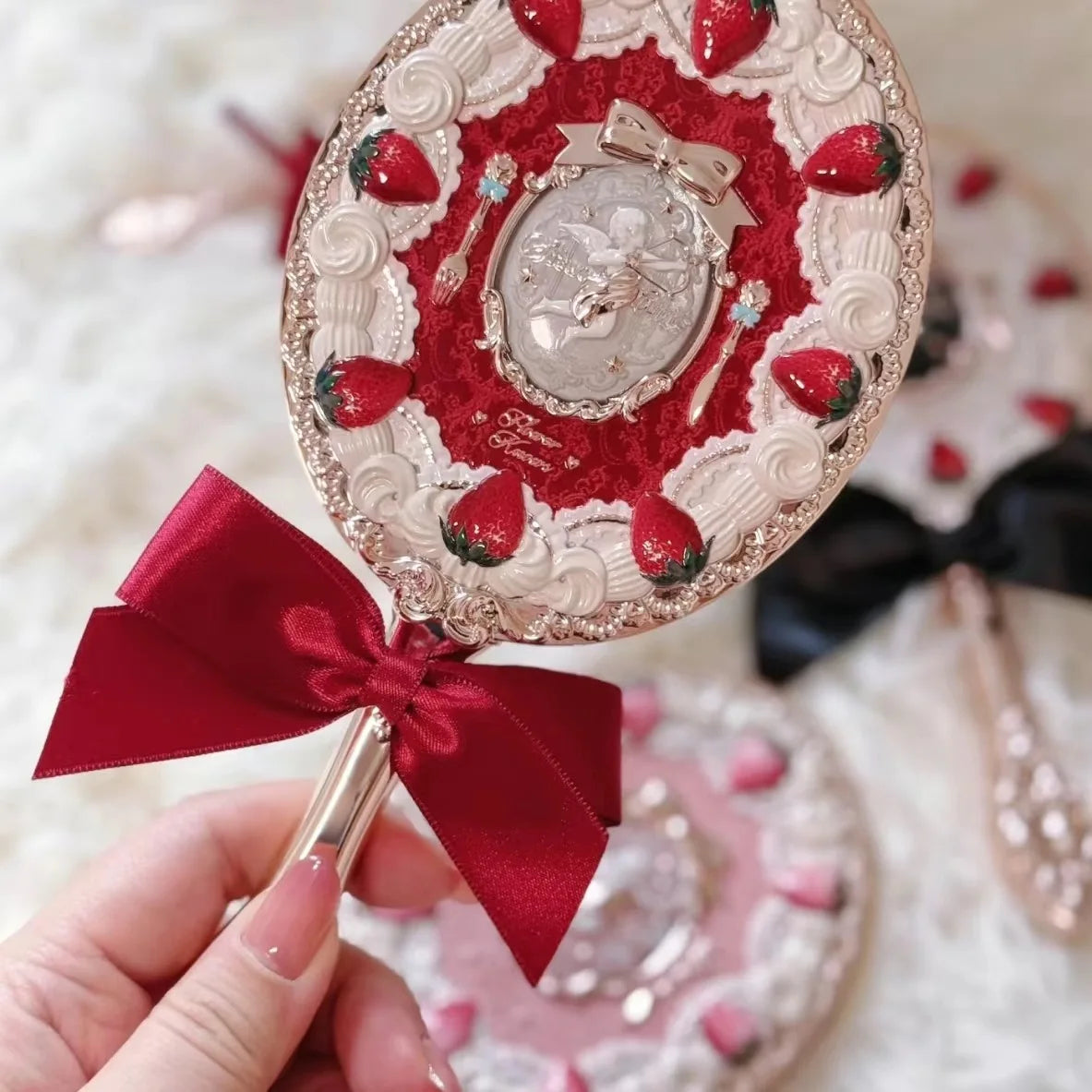 ✨🌸 FlowerKnows Hand Mirror 🌸✨
