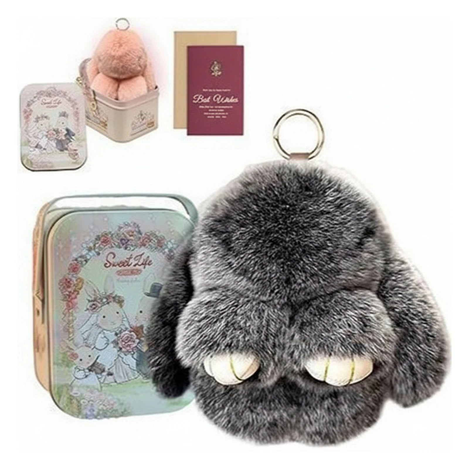 Bunny Pendant with Tin Gift Box