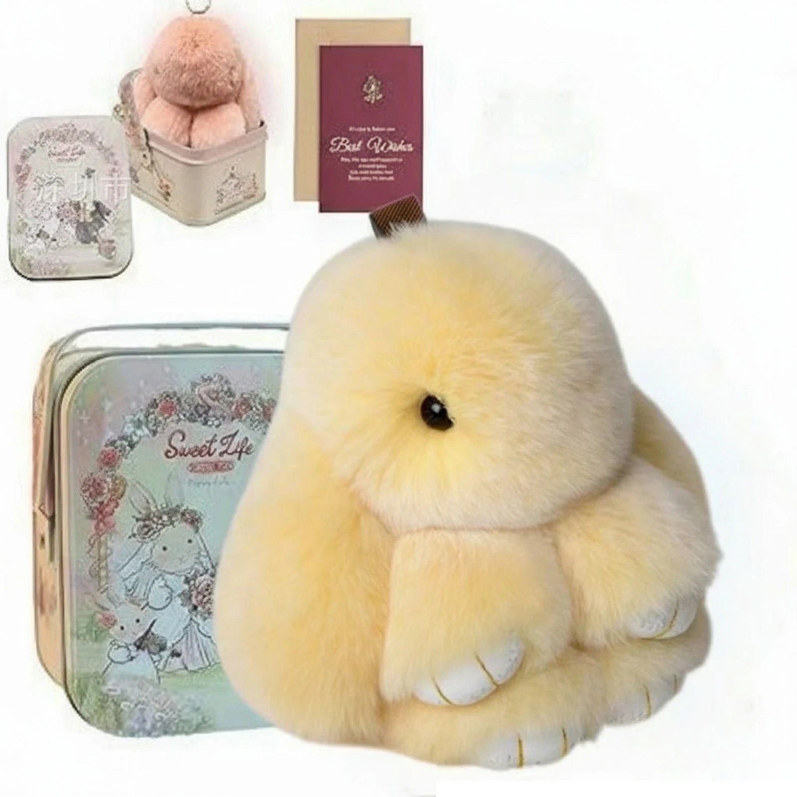 Bunny Pendant with Tin Gift Box