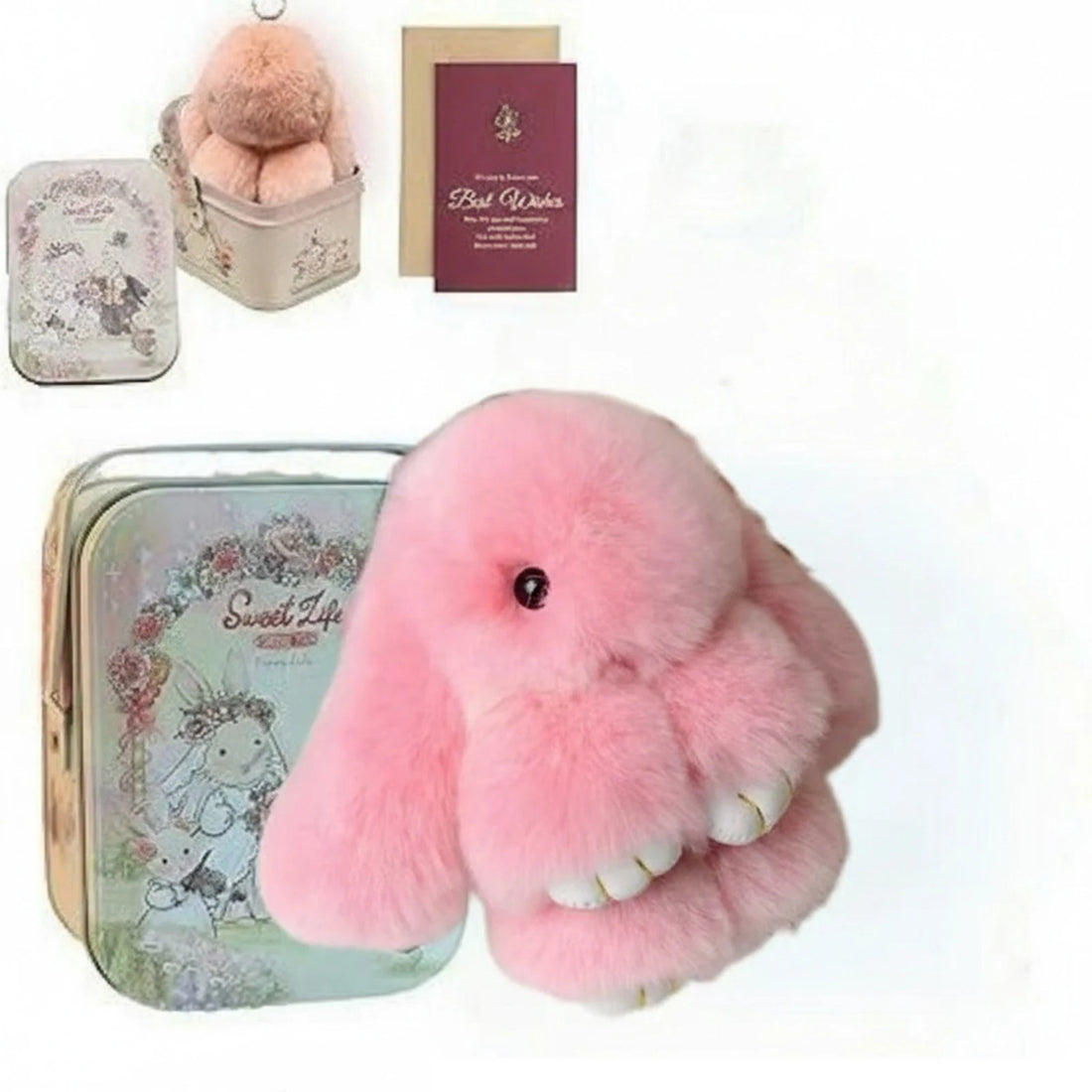 Bunny Pendant with Tin Gift Box