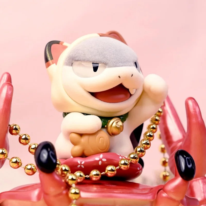 🦈🐱Shark Kitty Flocked Blind Box Figure