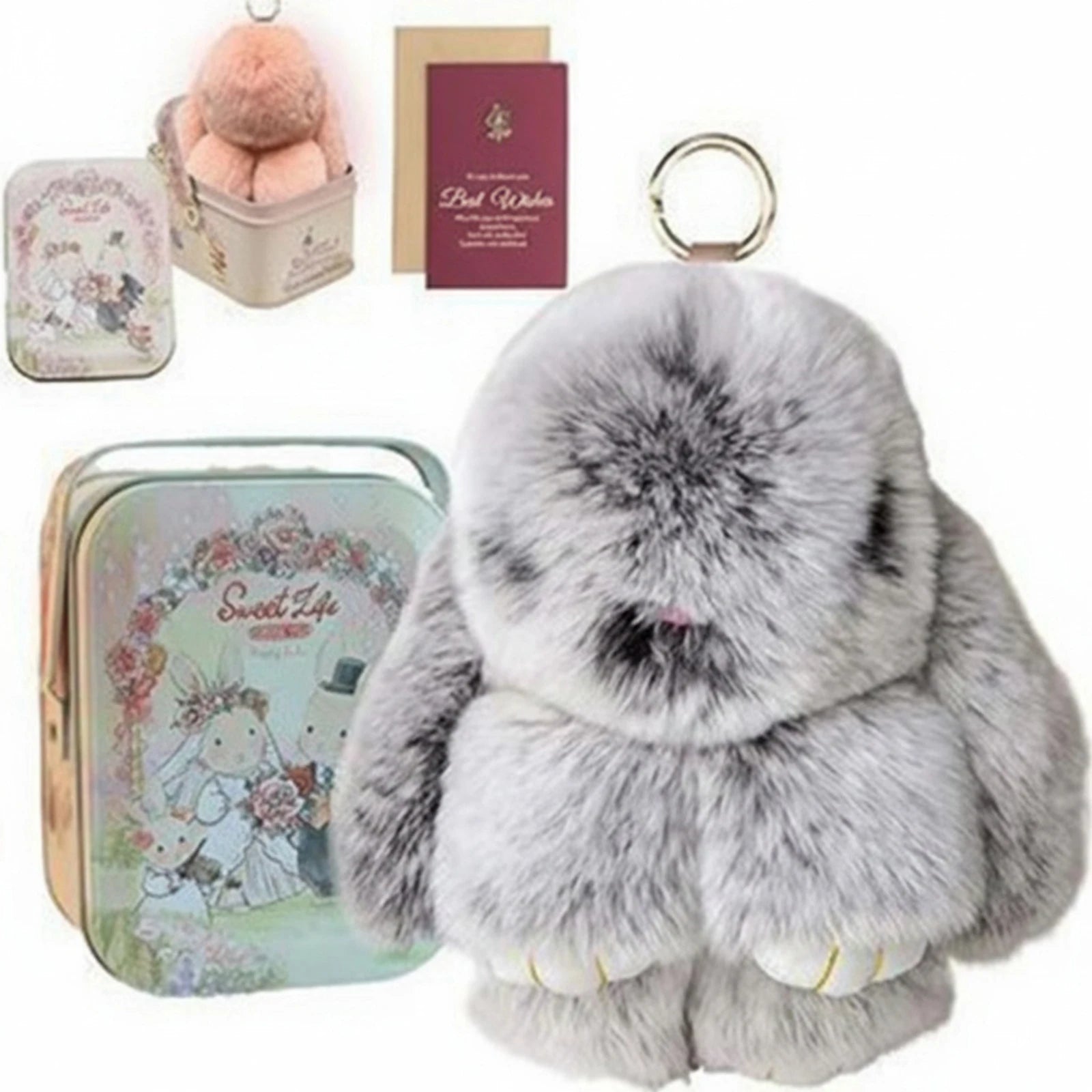 Bunny Pendant with Tin Gift Box