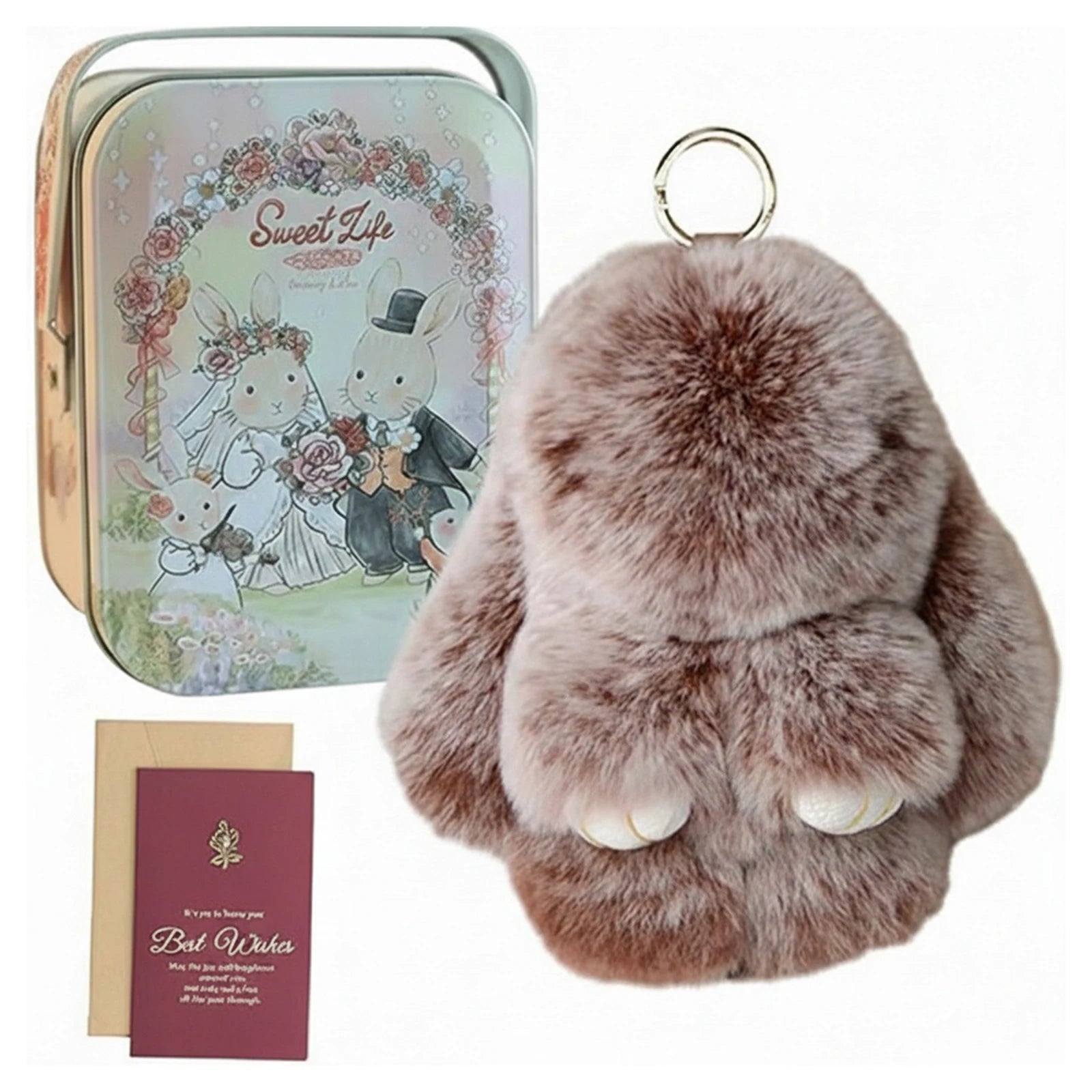 Bunny Pendant with Tin Gift Box