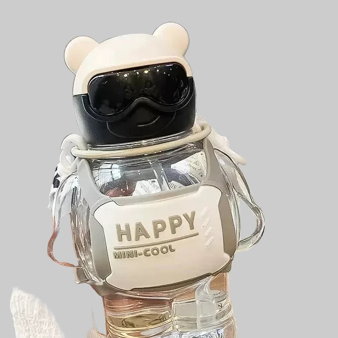 ✨ HAPPY Mini-Cool Space Bear Water Bottle 🧸💧
