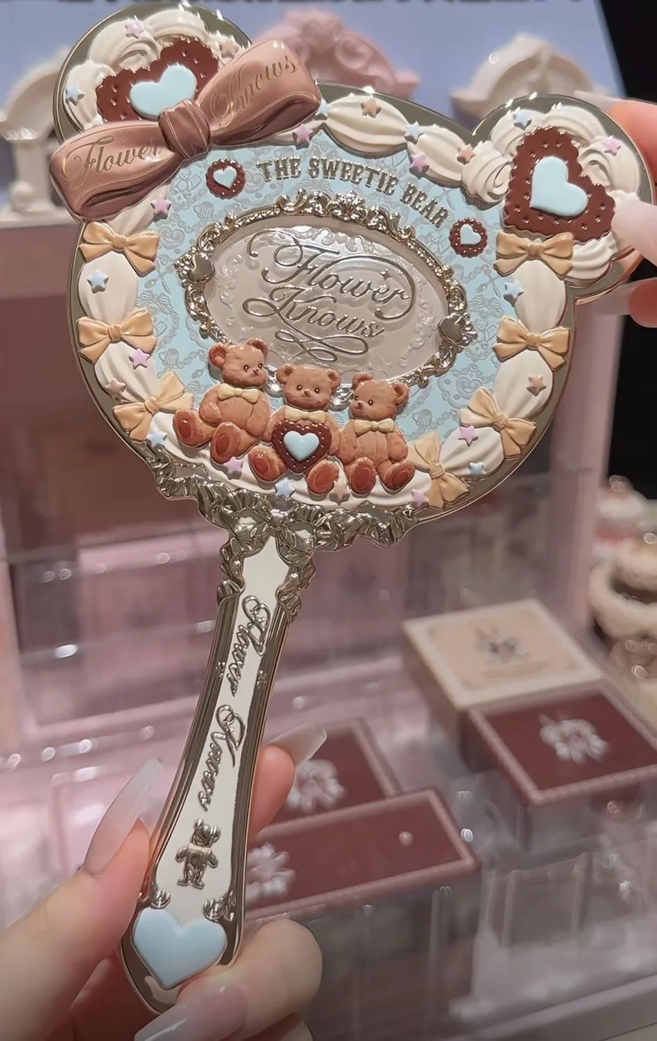 ✨🌸 FlowerKnows Hand Mirror 🌸✨
